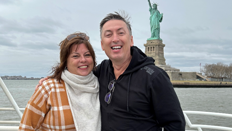 Bernard and his wife Michelle